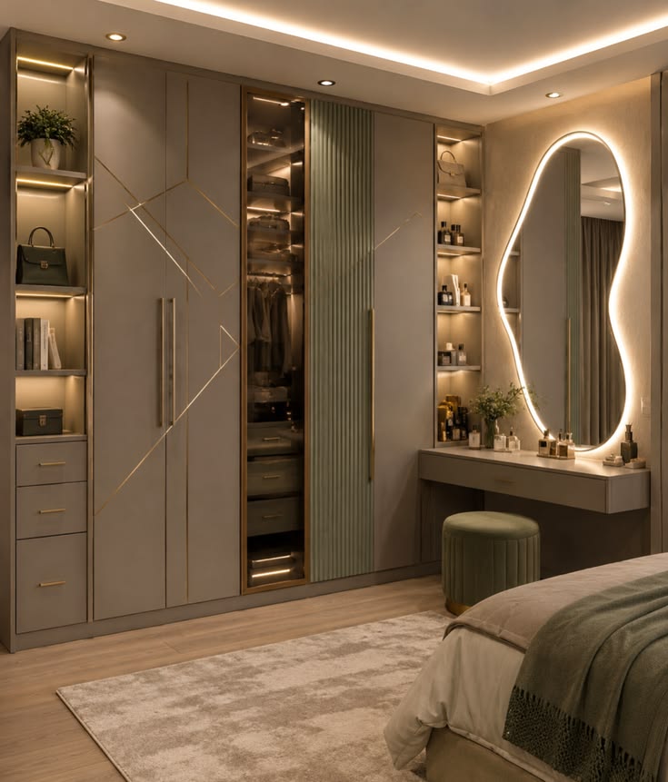 Wardrobe interior by RBD Interiors Design